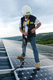 Opération de maintenance sur installation photovoltaïque